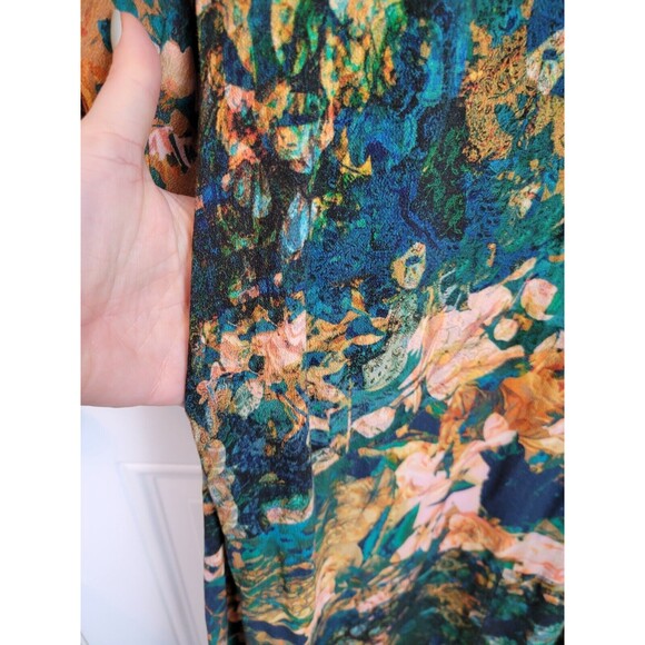 Soft Surroundings Midi Dress Size S Petite Dakota Floral - Picture 7 of 10